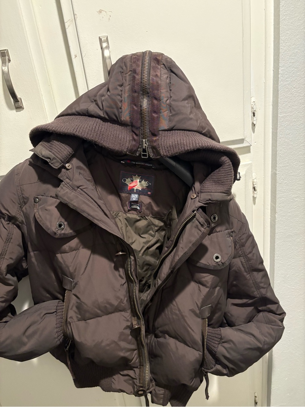 Canada Goose Brown Down Puffer women’s Jacket – Size M